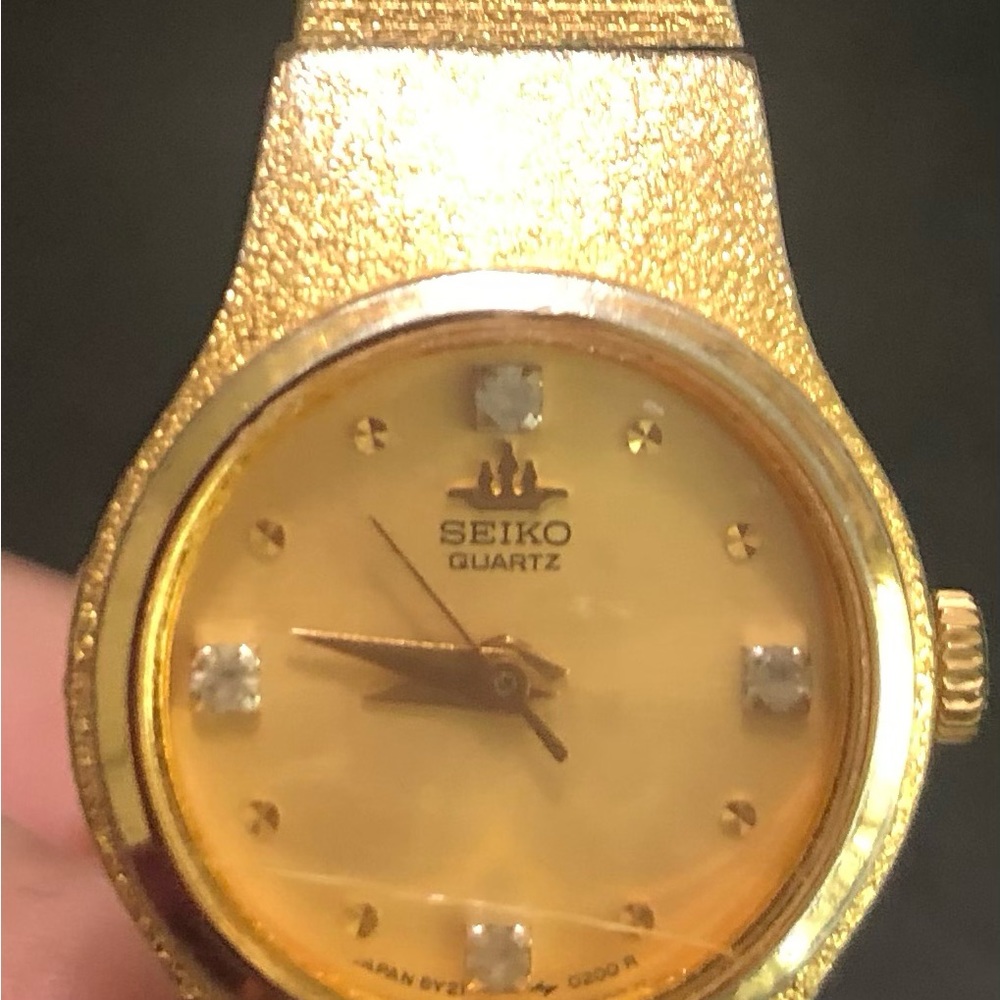 Seiko goldstone vintage ladies watch. Only $109!